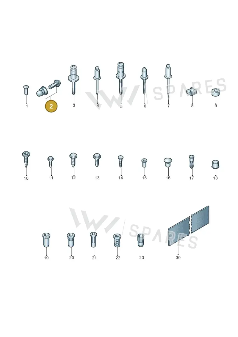 WHT006925 — Volkswagen Amarok twin cab (2022-) diagram 806800100, position 2
