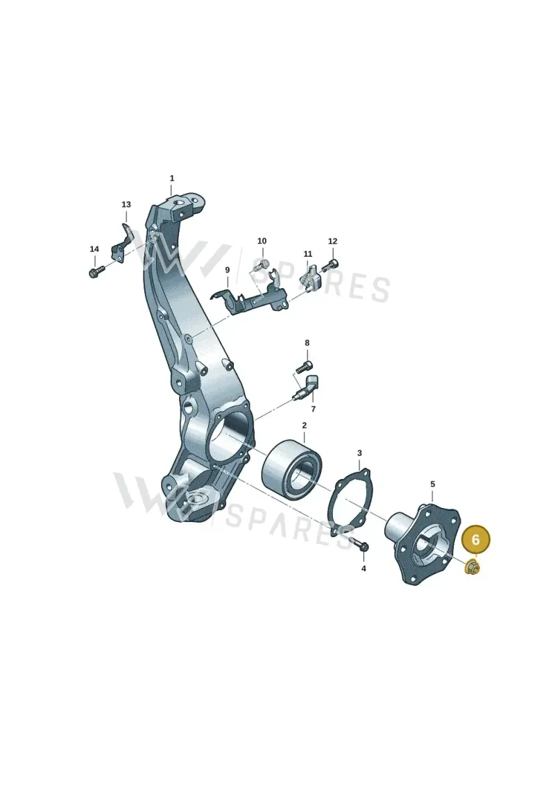 WHT007021 — Audi RS e-tron GT (2020-2025) diagram 4j1407000, position 6