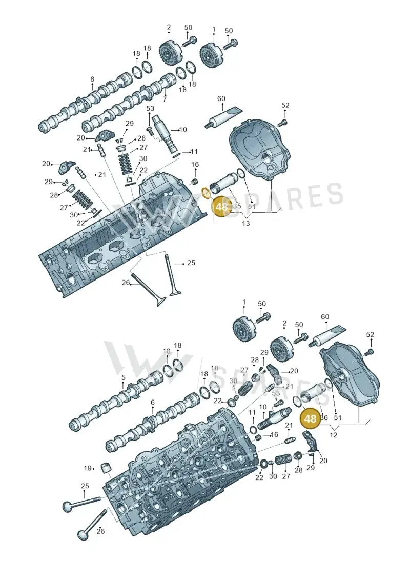 WHT007024 — Audi A7 Sportback (2010-2015) diagram 473109100, position 48
