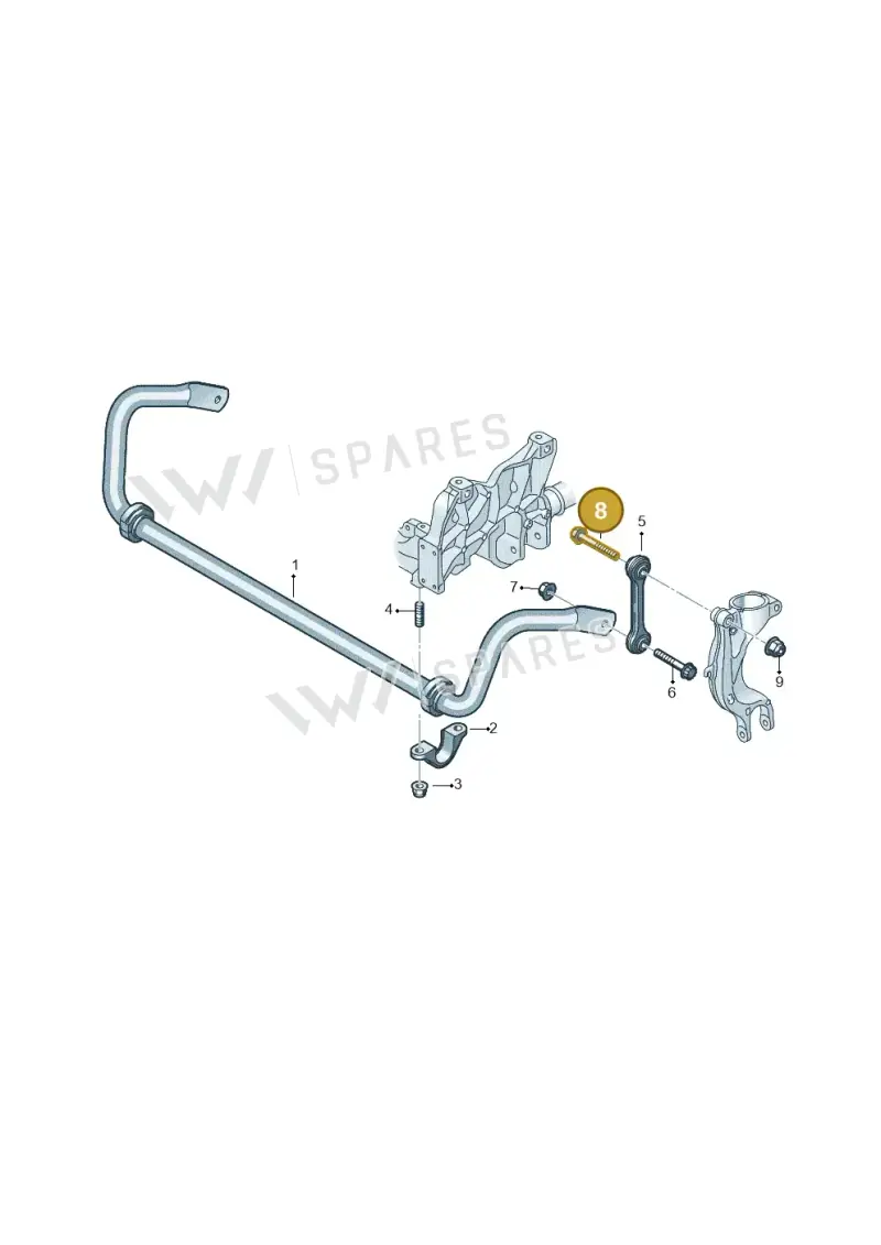 WHT007061 — Volkswagen Touareg (2017-2023) diagram 439407200, position 8