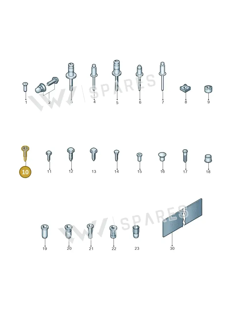 WHT007093 — Volkswagen Amarok twin cab (2022-) diagram 806800100, position 10