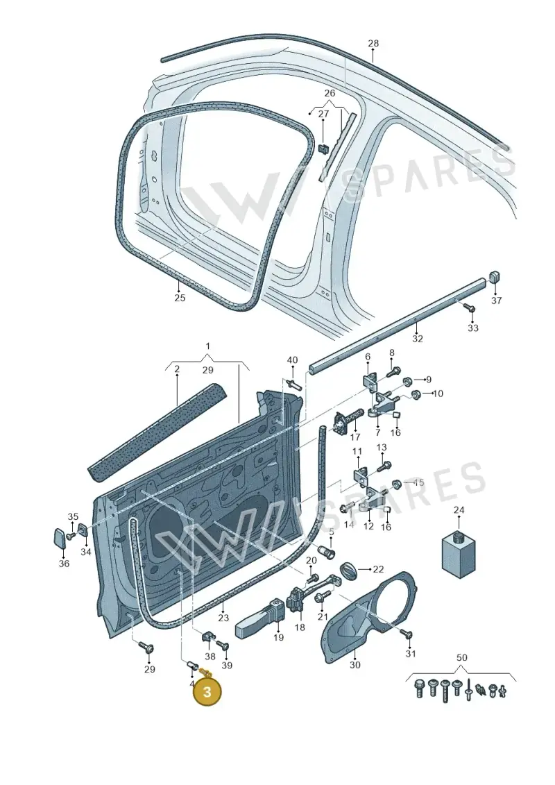 WHT007119 — Audi RS Q8 (2019-2025) diagram 429831010, position 3