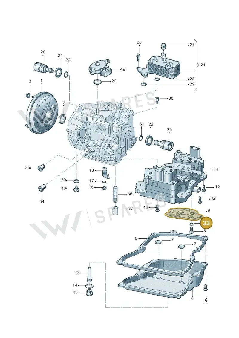 WHT007120 — Volkswagen New Lavida (2015-2022) diagram 714321650, position 33