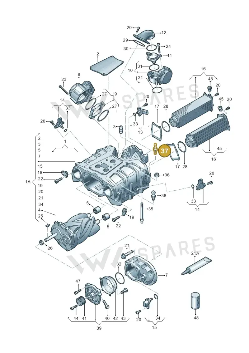 WHT007154 — Audi Q7 (2015-2025) diagram 771145250, position 37