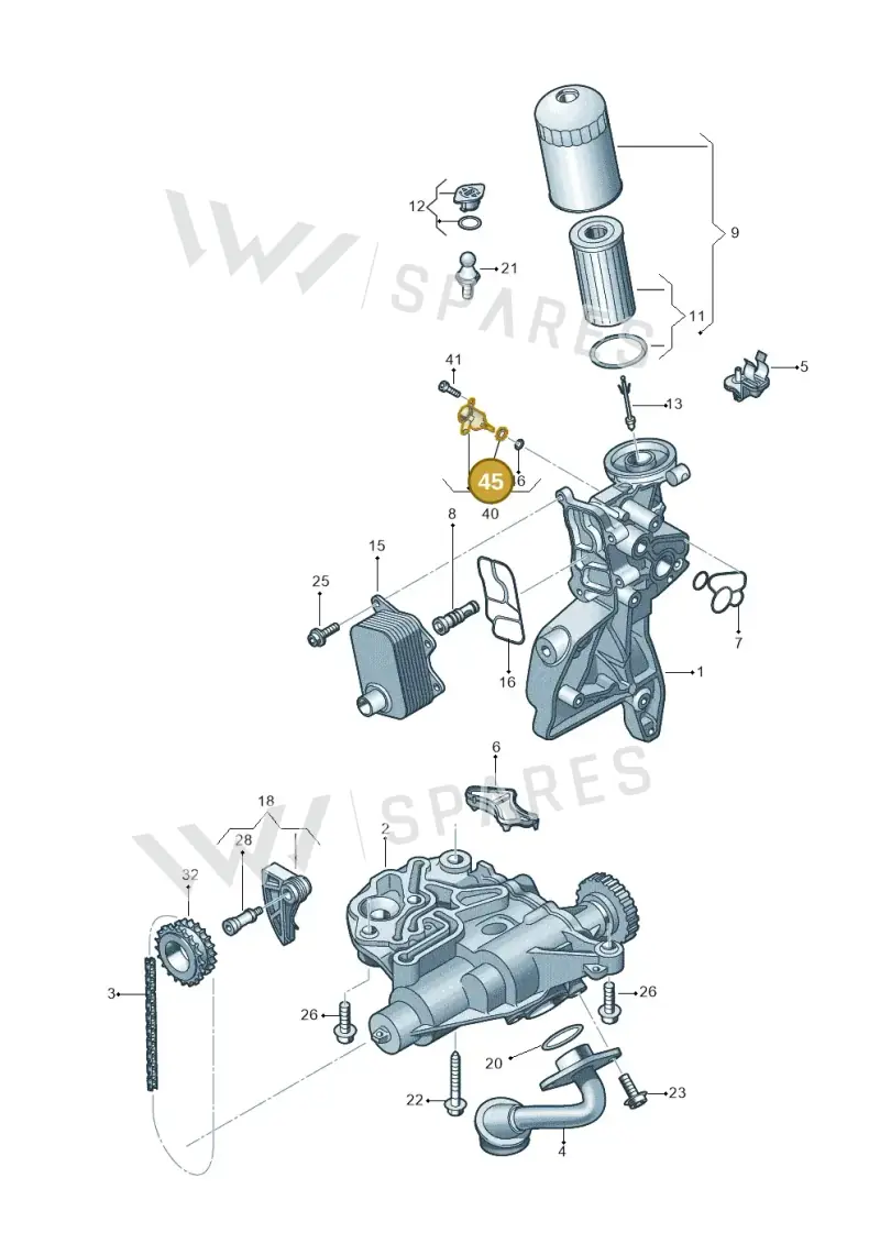 WHT007316 — Volkswagen Tiguan 2.0 (2023-) diagram 827115100, position 45