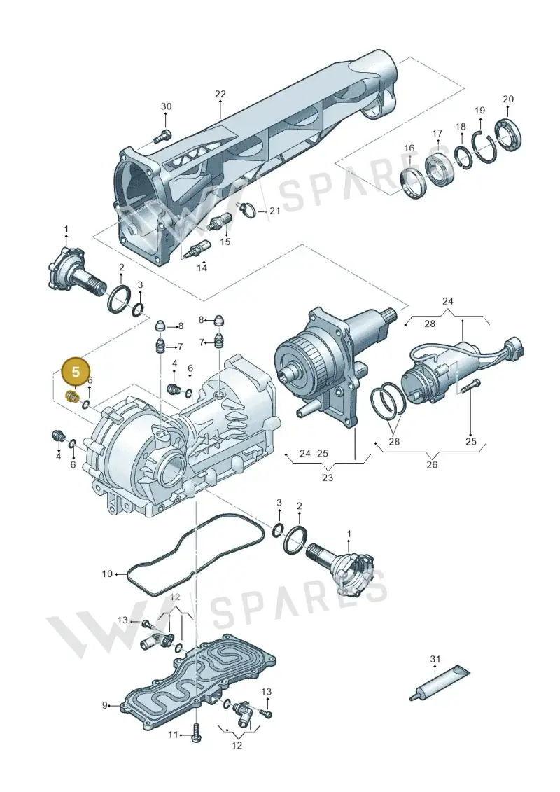 WHT007394A — Audi R8 Spyder (2015-2024) diagram 872409100, position 5