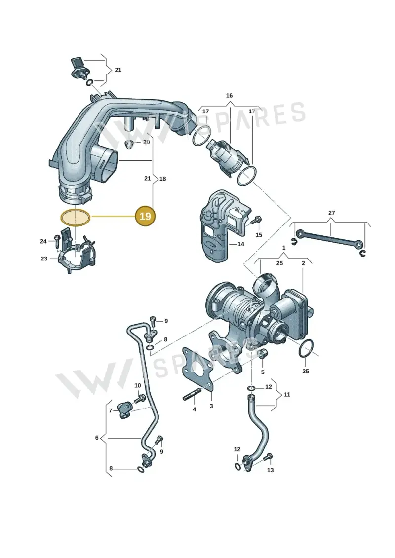 WHT007498 — Volkswagen Taigo (2021-2024) diagram 62i145150, position 19