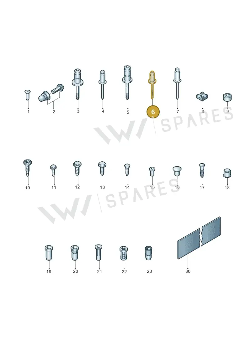WHT007516 — Volkswagen E-Golf (2019-2020) diagram 806800100, position 6