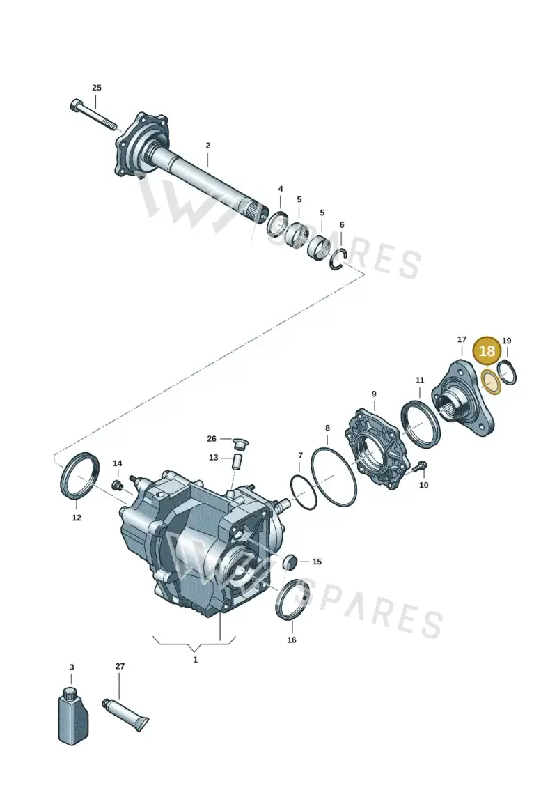 WHT007547 — Volkswagen Golf 2.0 BlueMotion (2019-2024) diagram 409053031, position 18