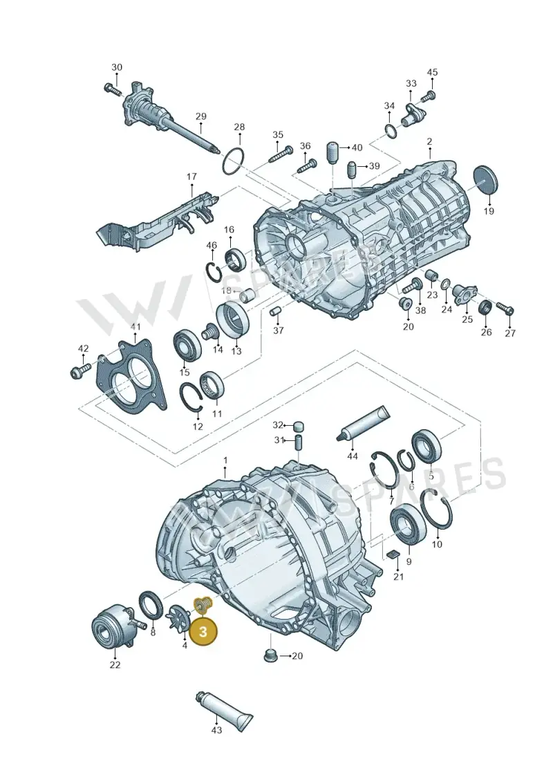 WHT007649 — Audi A4 (2015-2025) diagram 798301310, position 3
