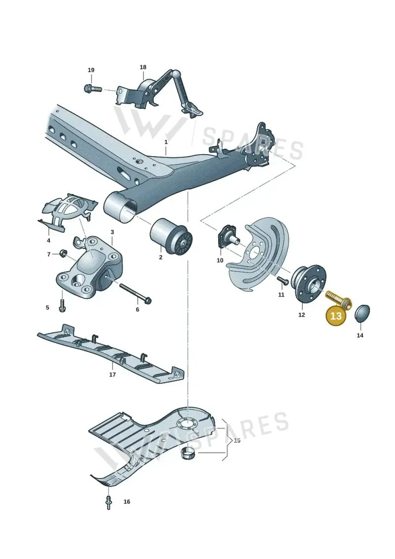 WHT007665 — Volkswagen T-Cross 1,0 (2018-2024) diagram 2gc505020, position 13