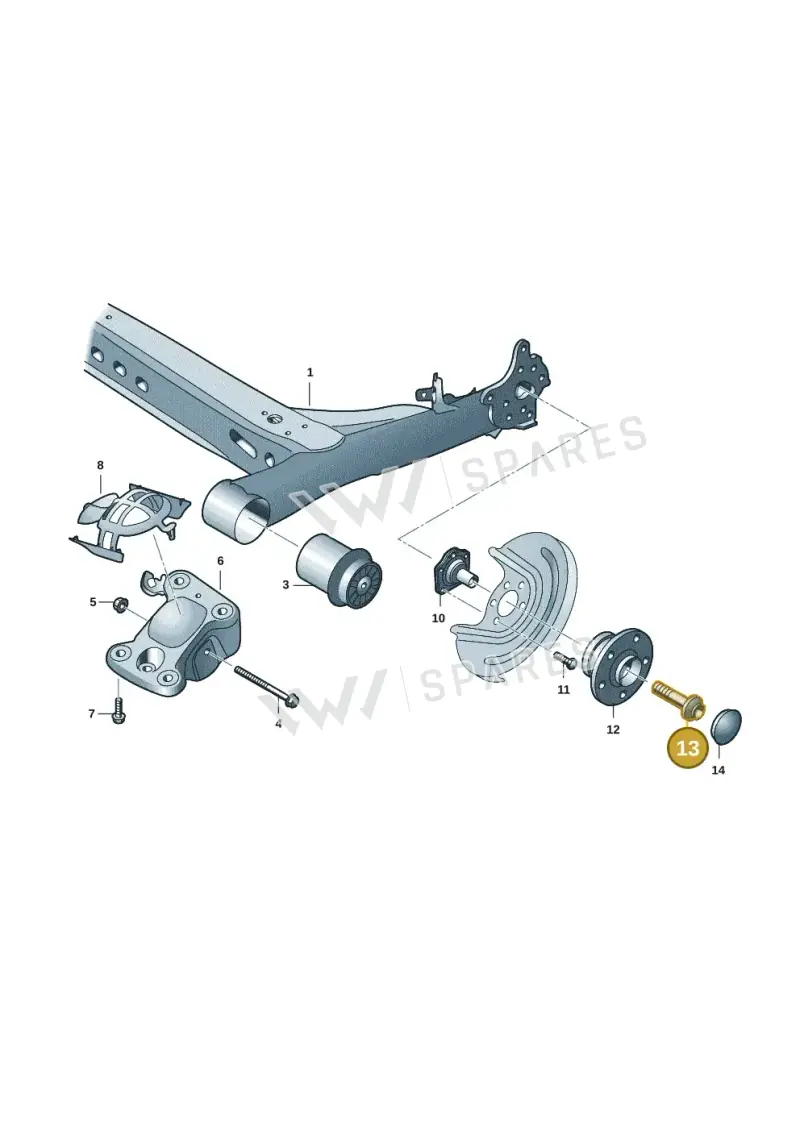 WHT007665 — Volkswagen Virtus 1,0 (2022-) diagram 62i505020, position 13