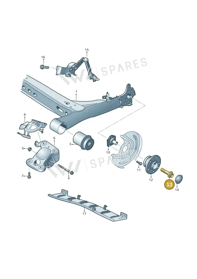 WHT007665 — Volkswagen Taigo (2021-2024) diagram 837505020, position 13