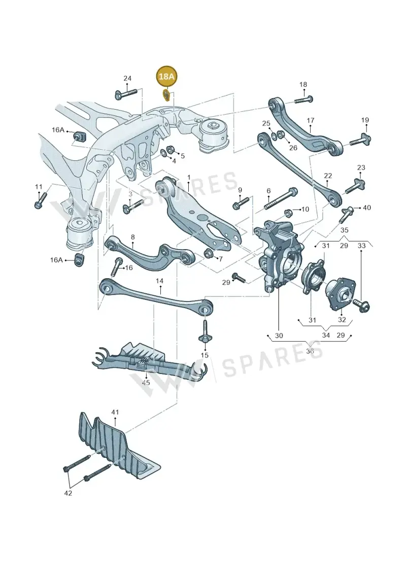 WHT007726 — Audi Q5 (2016-2025) diagram 896505300, position 18A