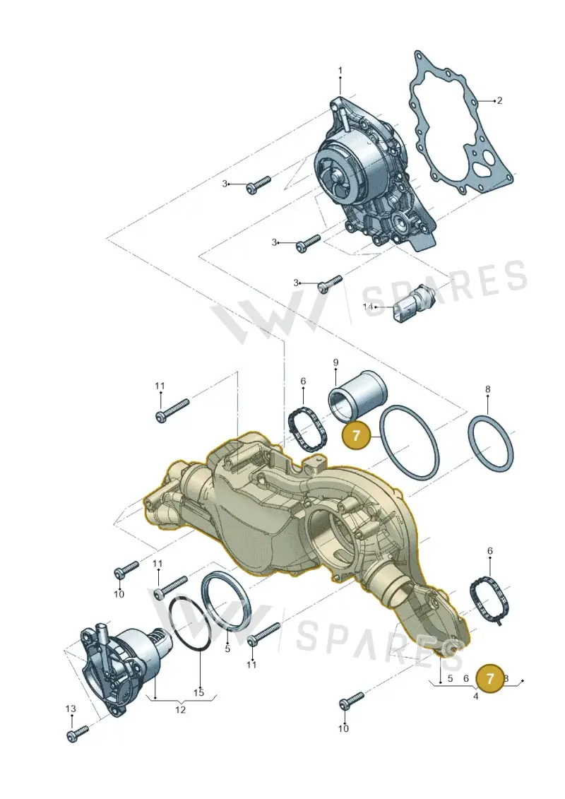 WHT007809 — Audi RS6 Avant (2019-2025) diagram 819121030, position 7