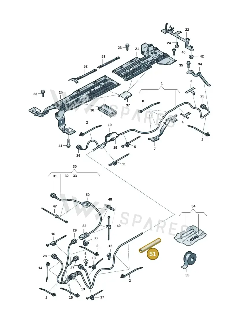 WHT007816 — Skoda Enyaq (2020-2021) diagram 11a970012, position 51
