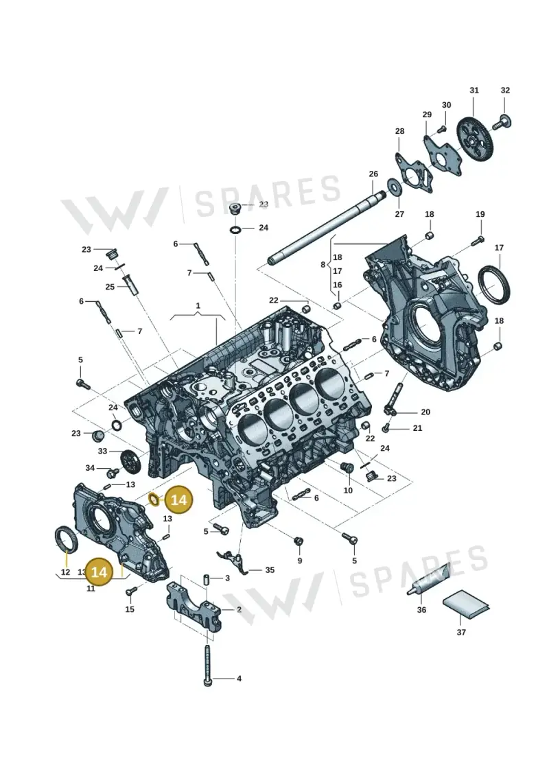 WHT007840A — Audi RS6 Avant (2019-2025) diagram 819103050, position 14