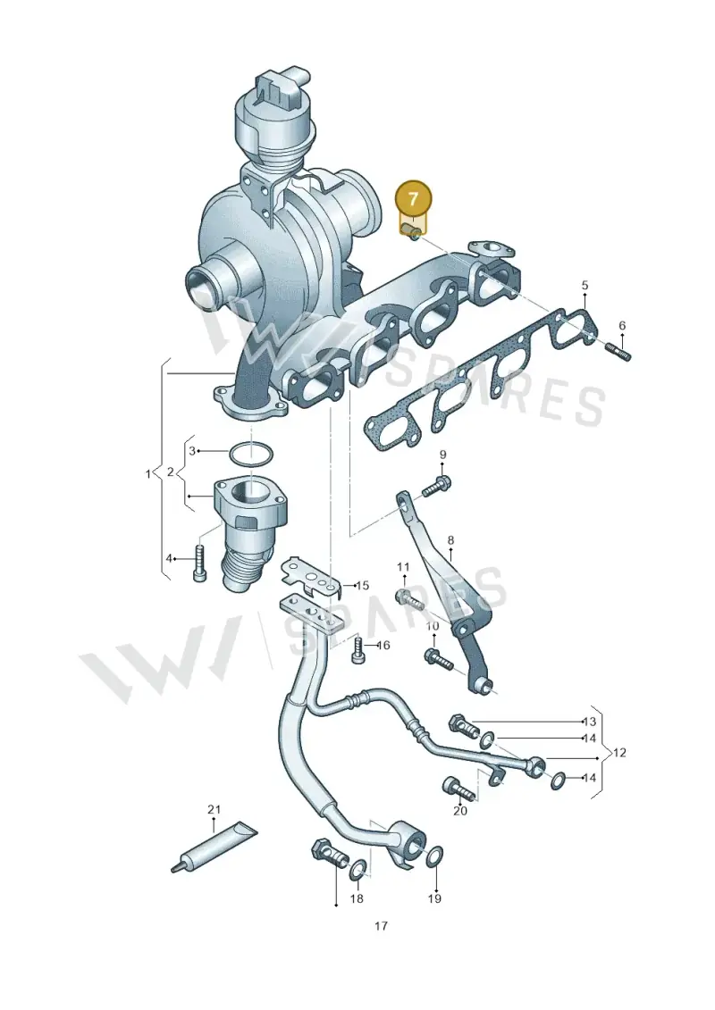 WHT007845 — Volkswagen Amarok twin cab (2022-) diagram 894145000, position 7