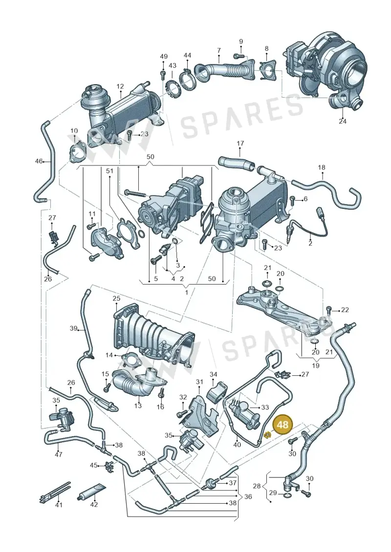 WHT007935 — Audi Q7 (2015-2025) diagram 859131300, position 48