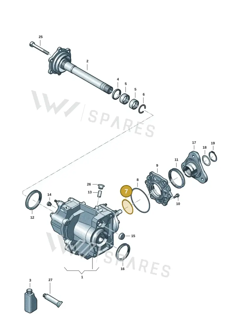 WHT008009 — Volkswagen Golf 2.0 BlueMotion (2019-2024) diagram 409053031, position 7
