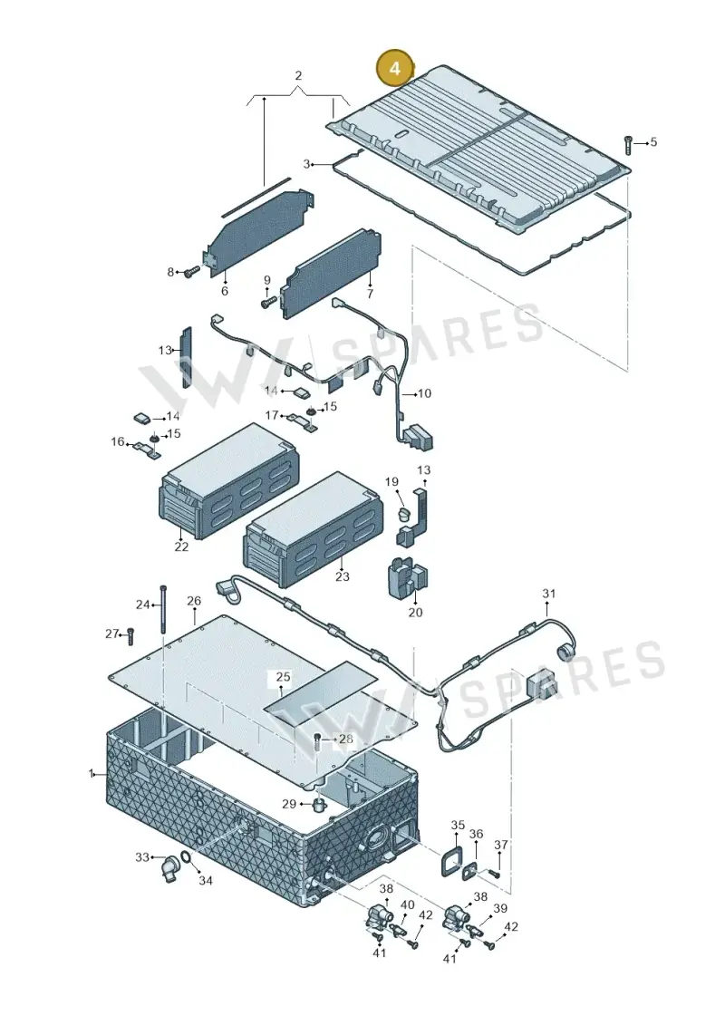 WHT008096 — Volkswagen Touareg (2017-2023) diagram 896915055, position 4