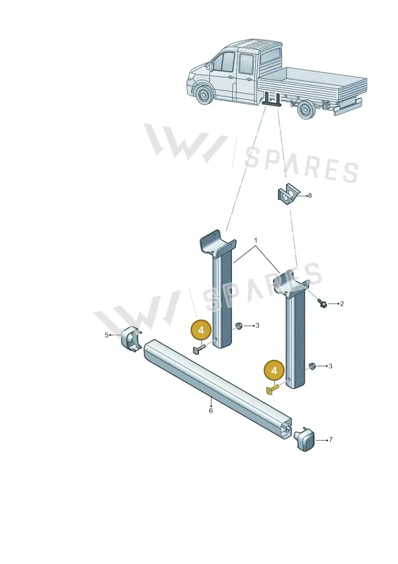 WHT008247 — Volkswagen Crafter (2016-2025) diagram 807803400, position 4