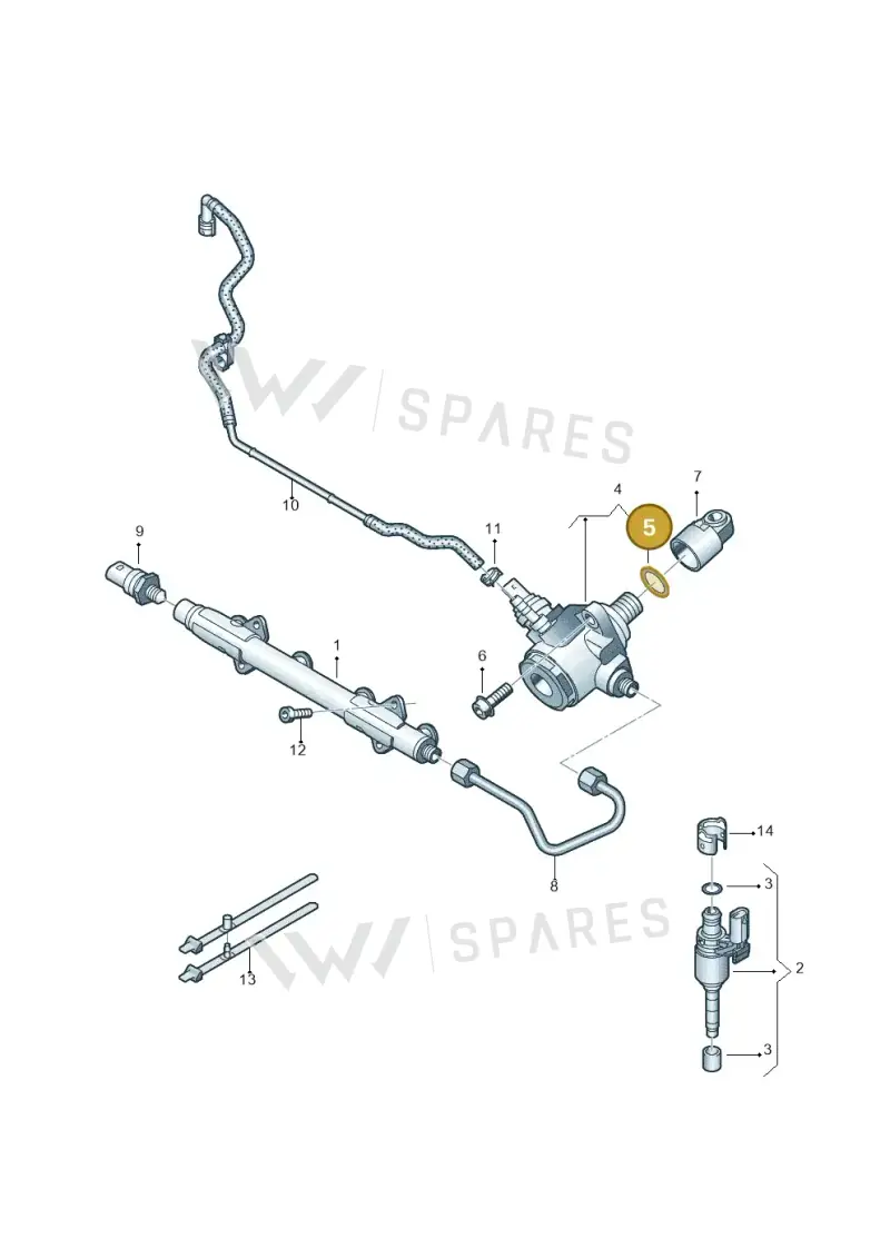 WHT008259A — Volkswagen Taigo (2021-2024) diagram 747133700, position 5