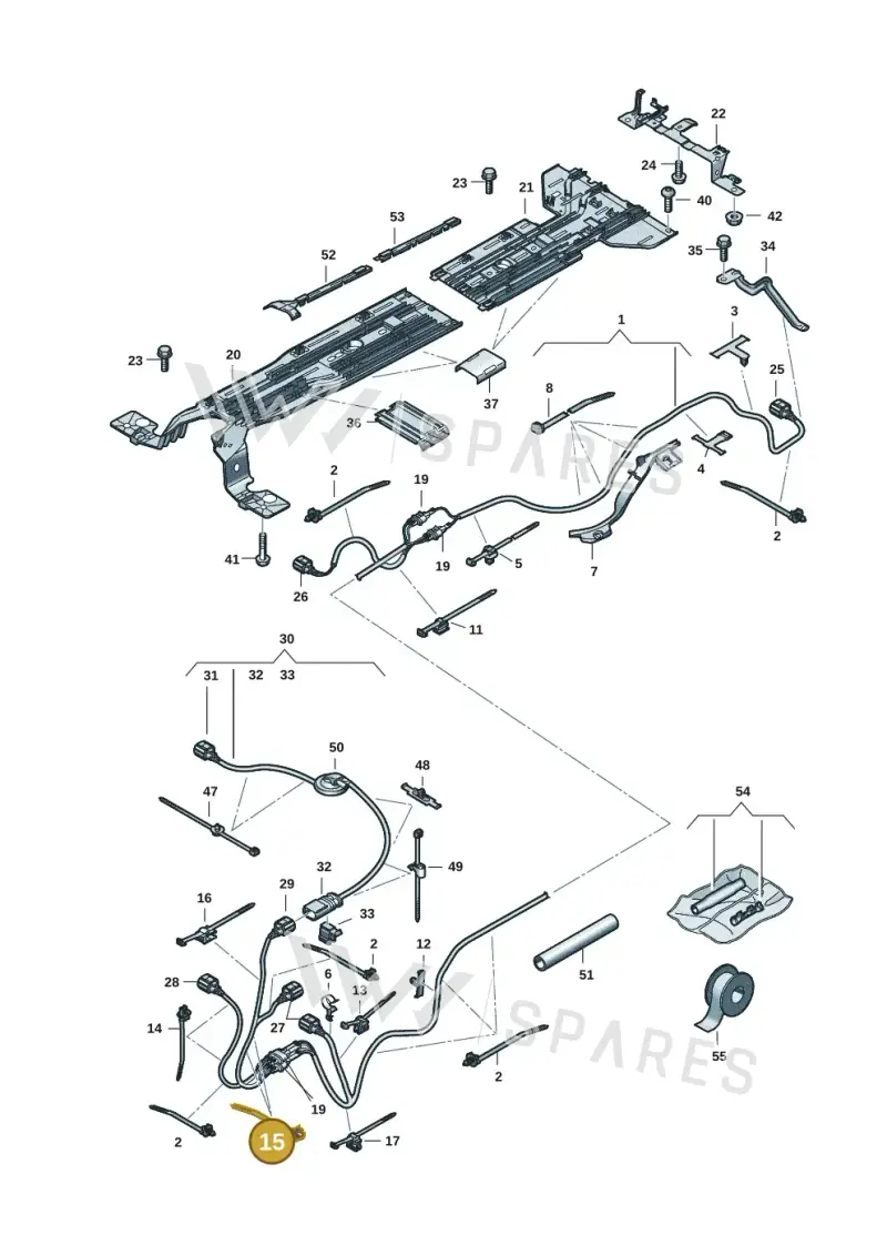 WHT008331 — Skoda Enyaq (2020-2021) diagram 11a970012, position 15