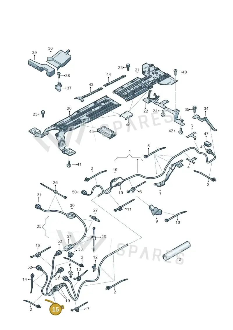 WHT008331 — Audi Q4 Sportback (2021-2025) diagram 89a970200, position 15