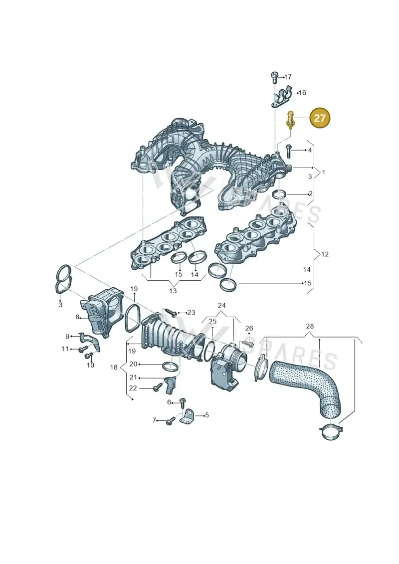 WHT008394 — Audi A5 Cabriolet (2016-2025) diagram 859129600, position 27