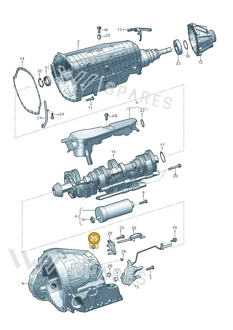 WHT008451 — Audi A5 Sportback (2016-2025) diagram 849325860, position 25