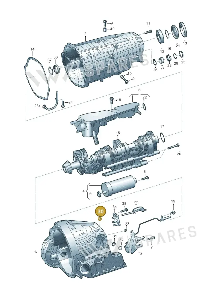 WHT008451 — Audi A6 (2018-2025) diagram 897325880, position 30