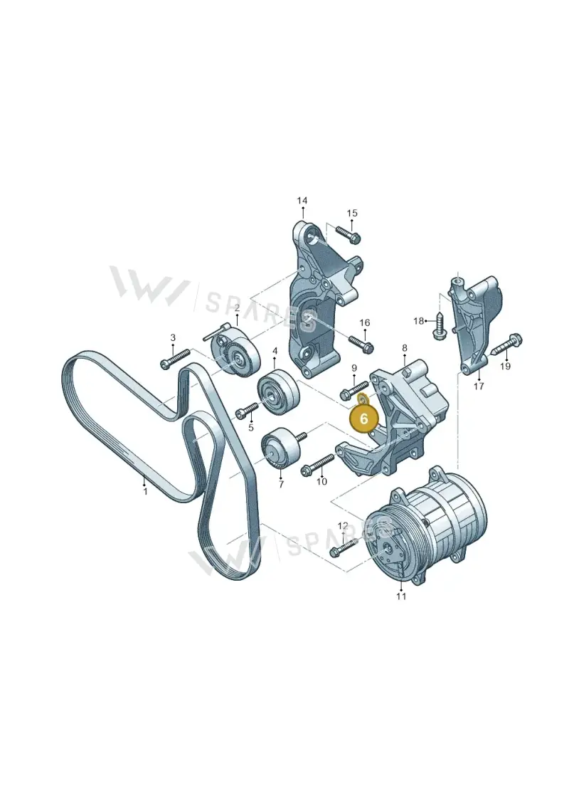 WHT008511 — Volkswagen MAN TGE 55 (2016-2021) diagram 806903600, position 6