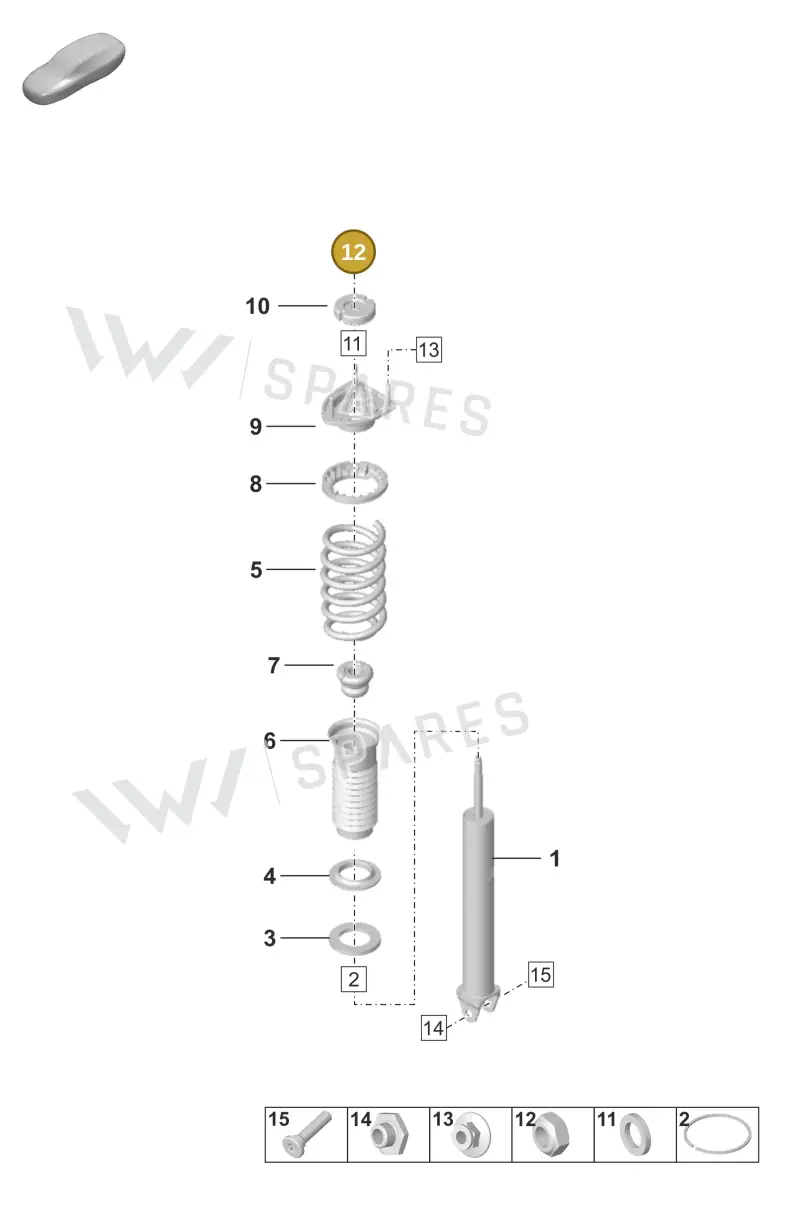 WHT008558 — Porsche 911 (2020-2022) diagram p53502000, position 12