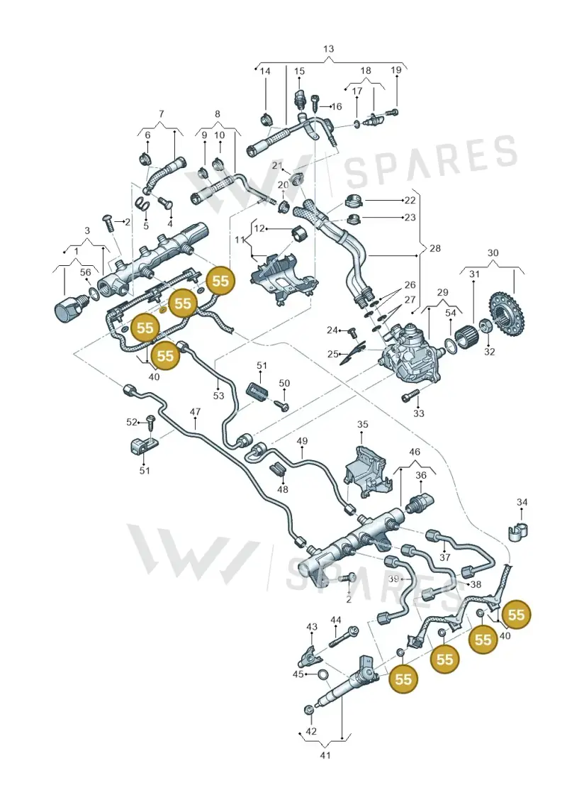WHT008648 — Volkswagen Touareg (2017-2023) diagram 896130097, position 55