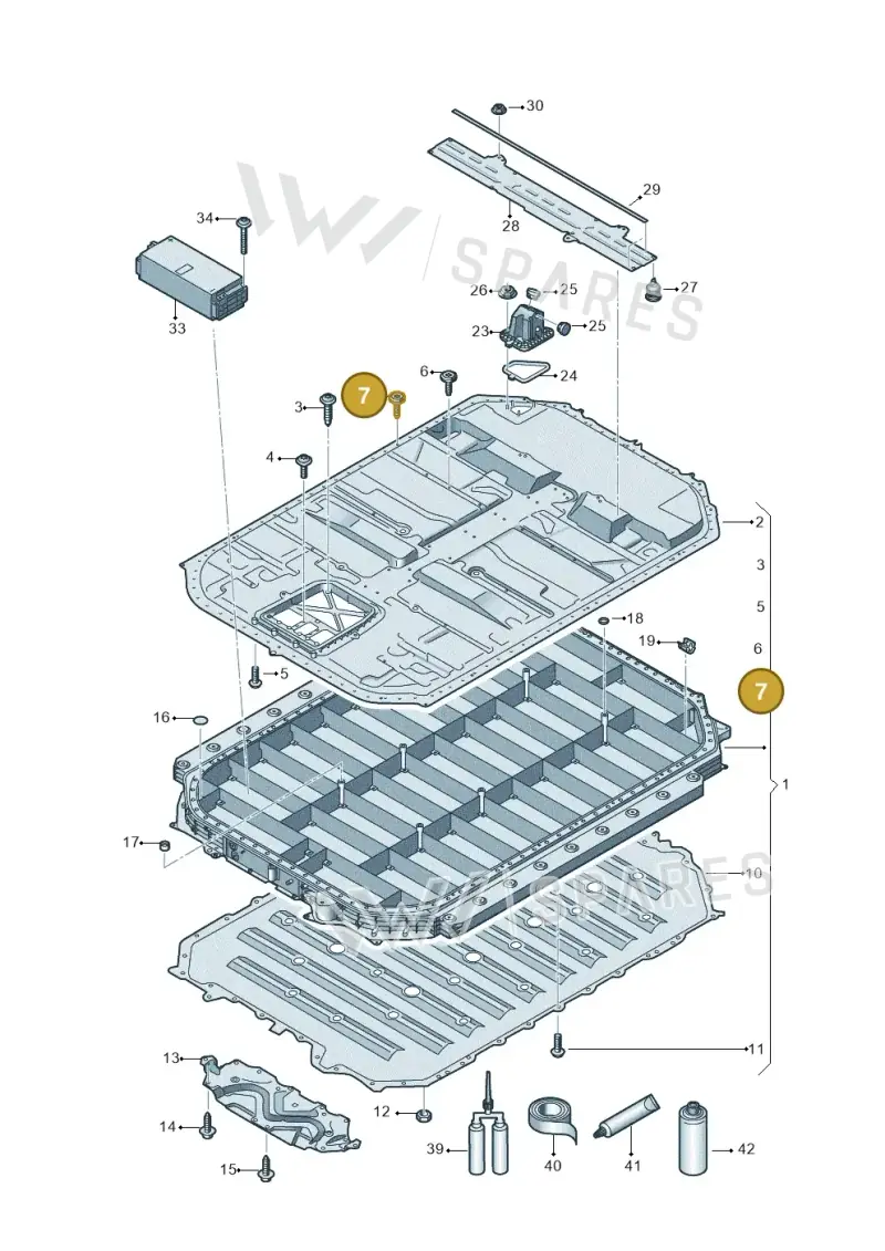 WHT008659 — Audi Q8 e-tron (2018-2025) diagram 586915560, position 7