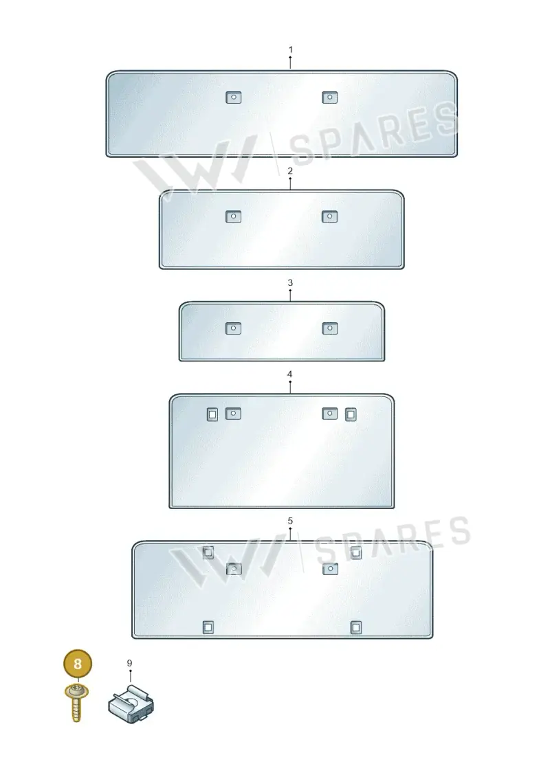 WHT008774 — Audi RS7 Sportback (2019-2025) diagram 538807400, position 8