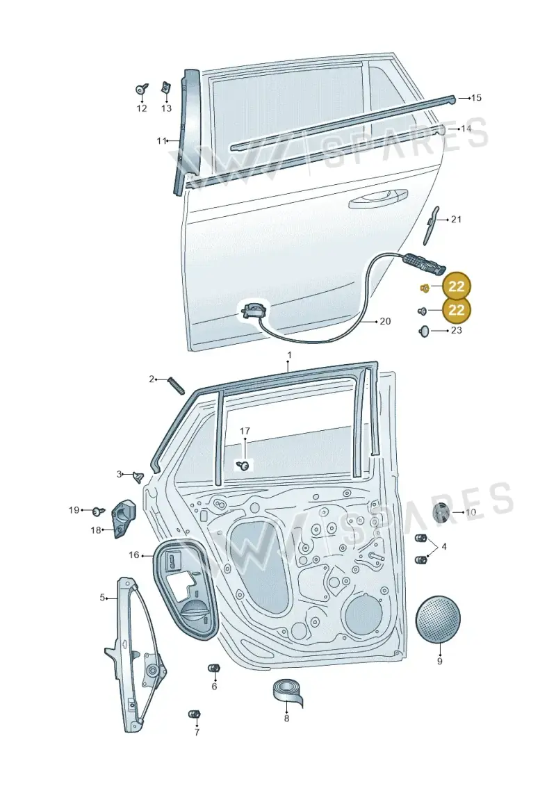 WHT008786 — Skoda Kamiq (2019-2020) diagram 584839060, position 22