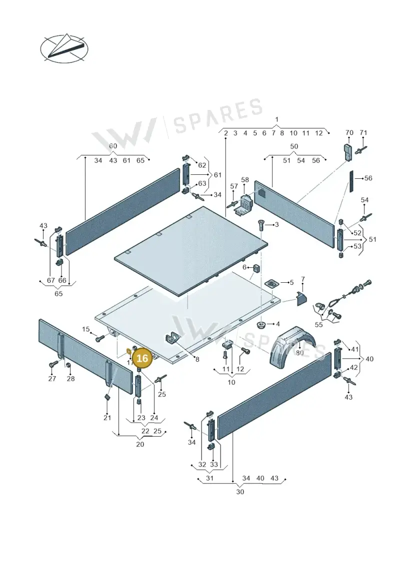 WHT008789 — Volkswagen Crafter (2016-2025) diagram 807829000, position 16
