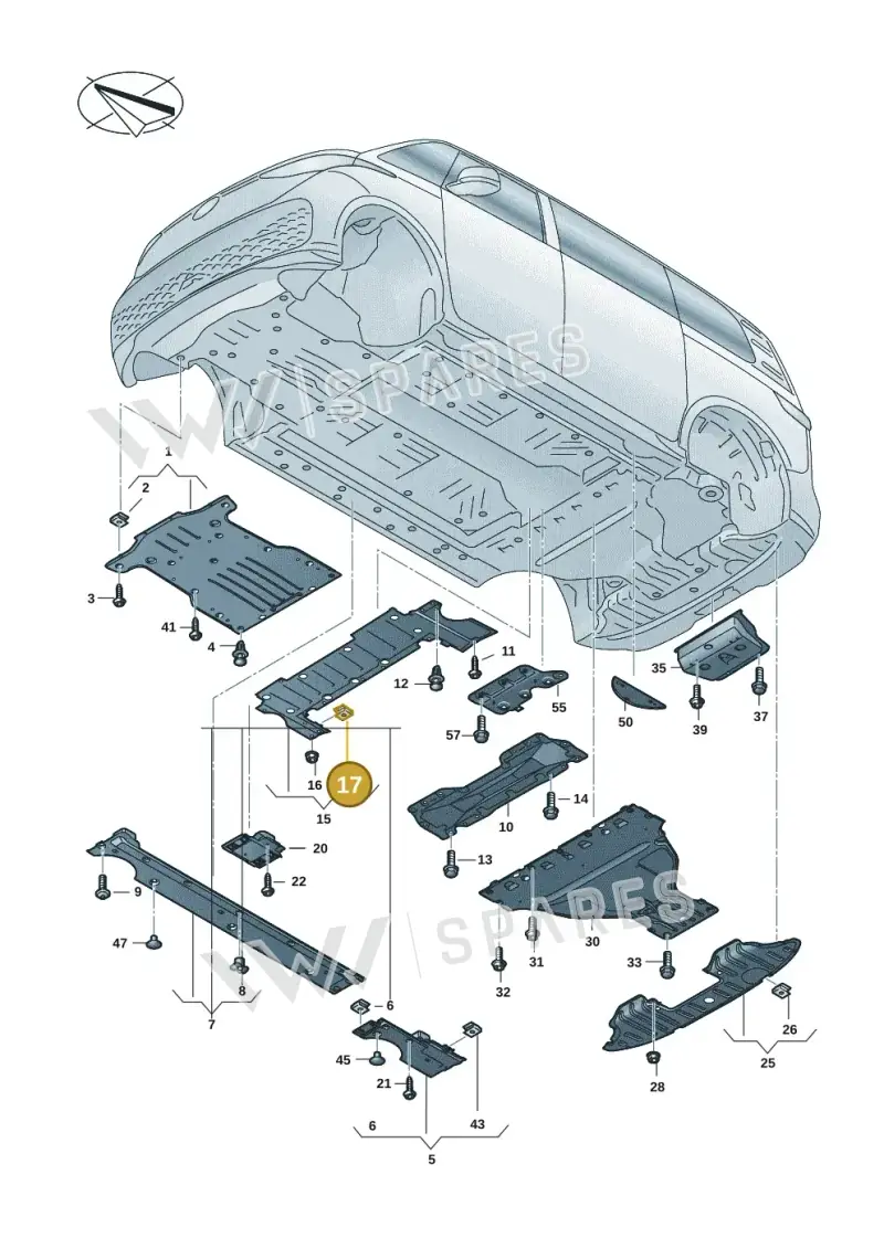 WHT008843 — Volkswagen ID.Buzz (2022-) diagram 15a825000, position 17