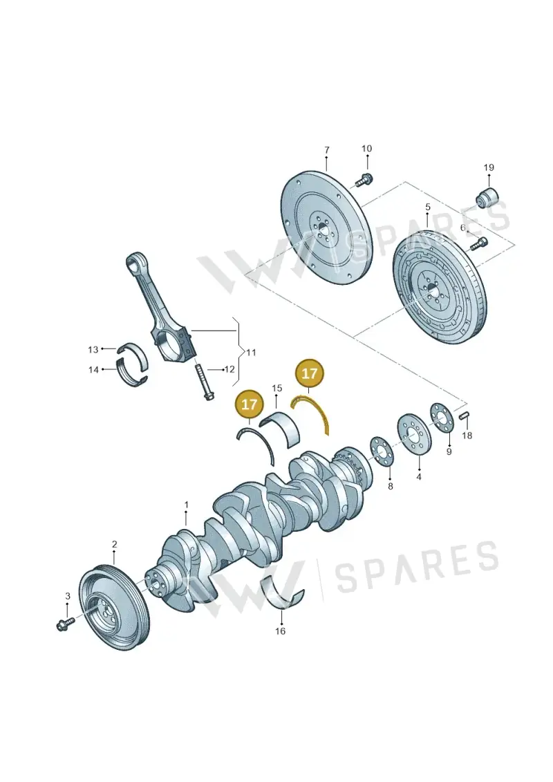 WHT008857 — Audi RS Q3 Sportback (2019-2024) diagram 676105100, position 17