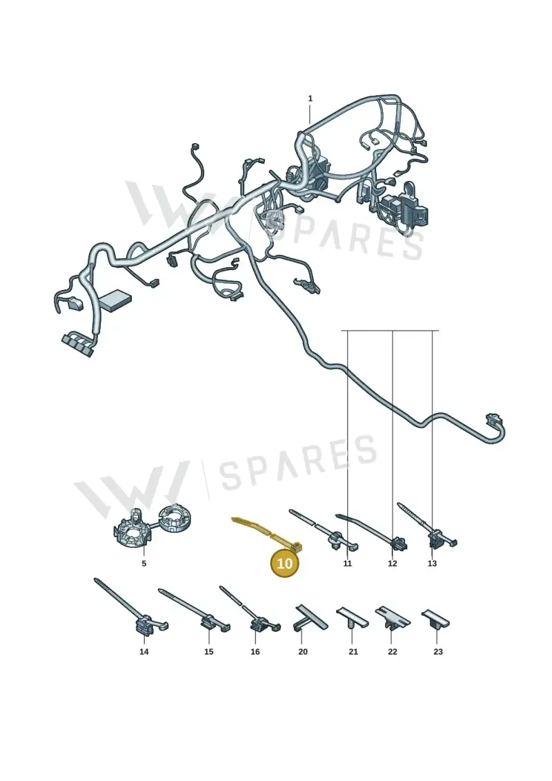 WHT008916 — Audi A5 Limousine (2024-2025) diagram 8wh971900, position 10