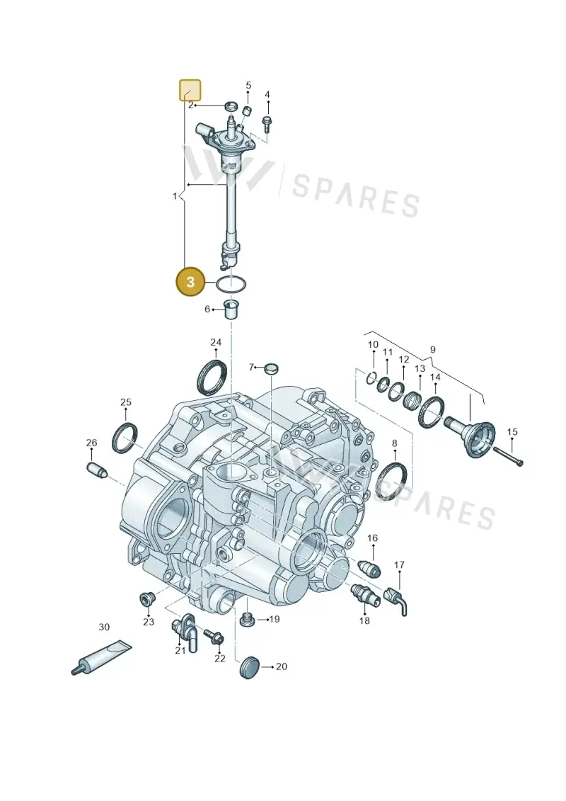 WHT008924 — Audi Q3 (2018-2025) diagram 813300561, position 3