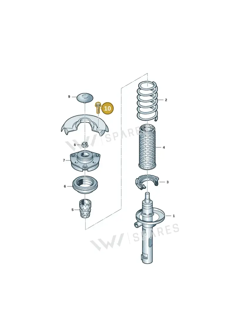 WHT008926 — Volkswagen Passat estate (2023-) diagram 2ka411000, position 10