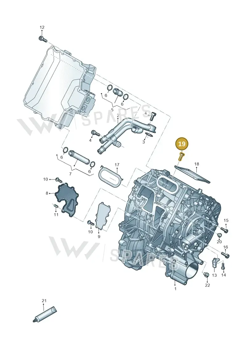 WHT008932 — Audi Q8 e-tron (2018-2025) diagram 586103100, position 19