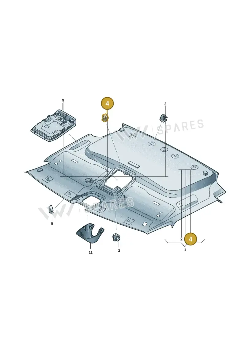 WHT008949 — Volkswagen ID.Buzz (2022-) diagram 15a867600, position 4