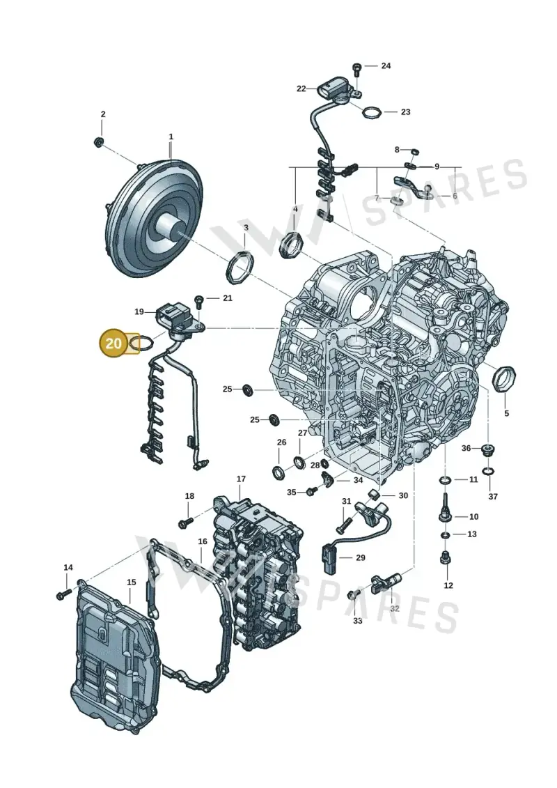 WHT008967 — Volkswagen Golf 2.0 BlueMotion (2019-2024) diagram 5h0300270, position 20