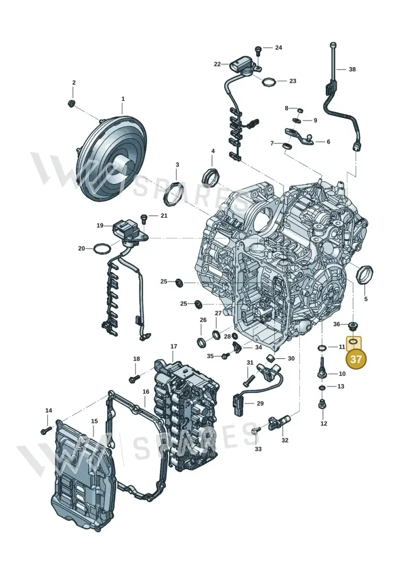 WHT008969 — Volkswagen T-Roc BlueMotion (2017-2024) diagram 431300272, position 37