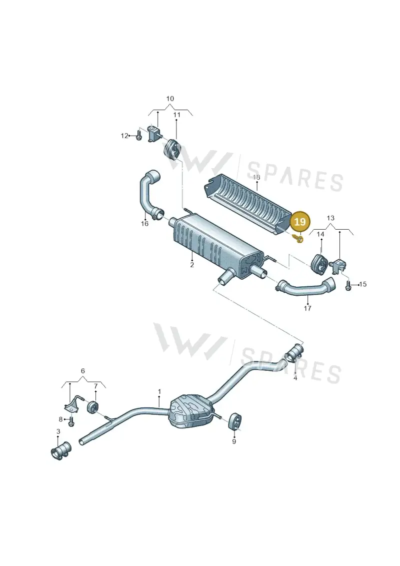 WHT009215 — Volkswagen Touareg (2017-2023) diagram 439253110, position 19