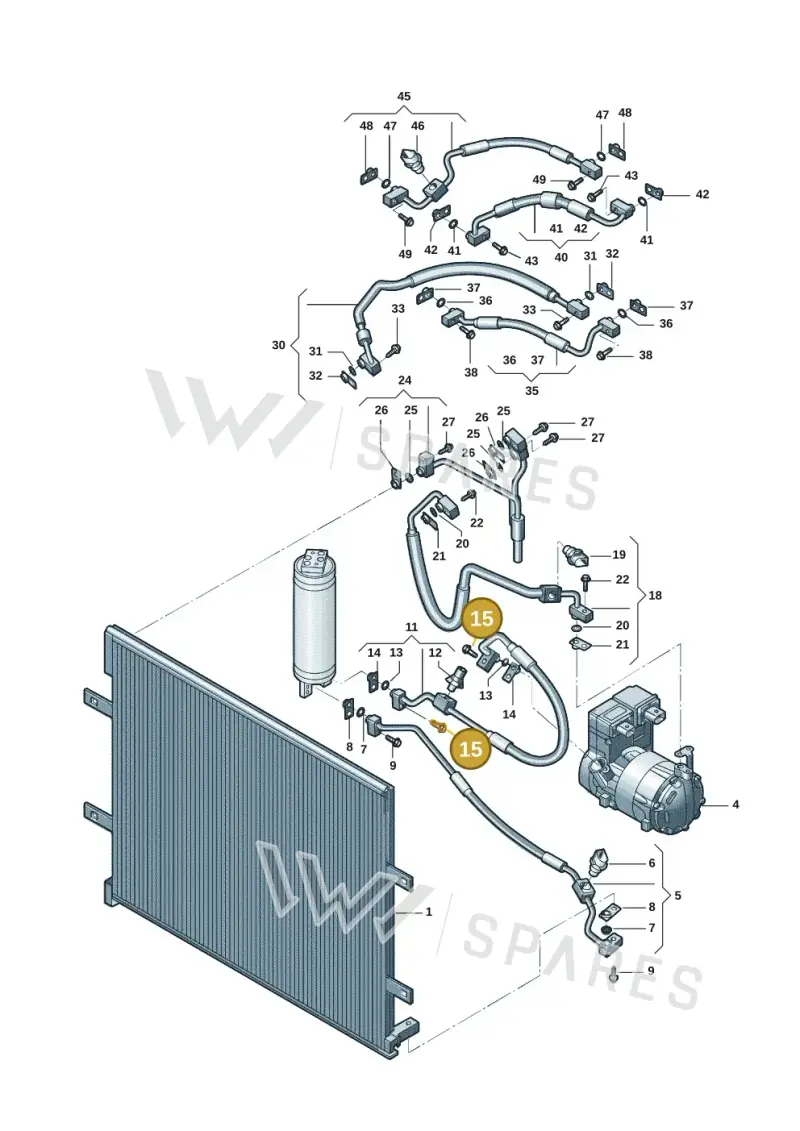 WHT009366 — Volkswagen ID.6 X (2021-) diagram 12d260500, position 15